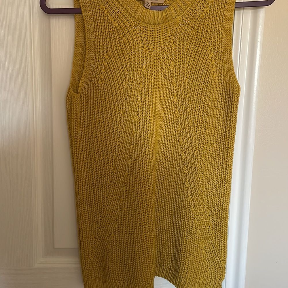 Philosophy Mustard Yellow Sweater size small s - Picture 3 of 6